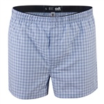 CIRQUE DELUXE  - HARDCORE CLASSICS  -  
  SLEEK CUT BOXER 
Hampton Bay Checks - 437.

Ein stillvoller Boxerslip - engeres Modell.



