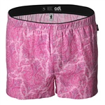 CIRQUE DELUXE  - HIPPIE RICH  -   
  SLEEK CUT BOXER 
Pink Pink Paisley - 320.
Ein stillvoller Boxerslip - engeres Modell.




